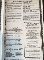 Baja California Grill menu