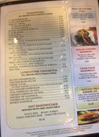Route 30 Diner menu