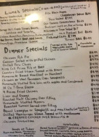 Route 30 Diner menu
