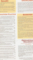 El Campesino menu