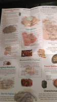 La Casa Jalisco menu