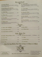 Ddk Kabab And Grill menu