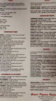 Giugi's menu