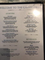 Galley Grill menu