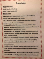 Russo's Pizzeria menu