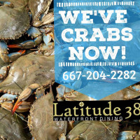 Latitude 38 Annapolis menu