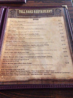 Badwater Saloon menu