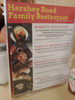 Hershey Family Restaurant food