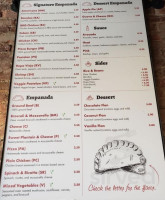 Empanada City menu