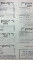 The Dolphin Grill menu