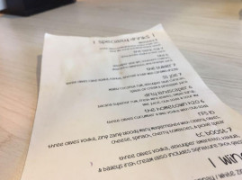 The Wildseed Restaurant Bar menu