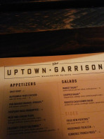 The Uptown Garrison menu