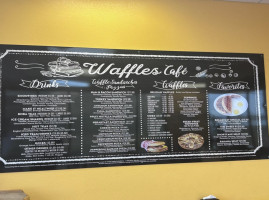 Waffles Cafe menu