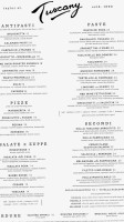 Tuscany on Taylor menu