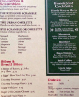 The Chieftain Irish Pub menu