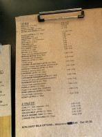 Jaunt Coffee Roasters menu