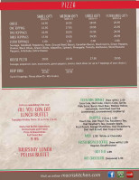 Macri's Italian Kitchen Catering menu