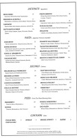 Coco Pazzo menu