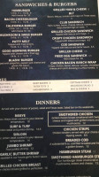 Club 94 menu