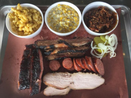 The Caboose Bbq food