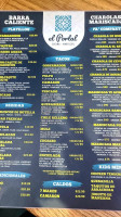 El Portal Cocina Mariscos menu