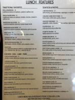 Segovia Meson menu