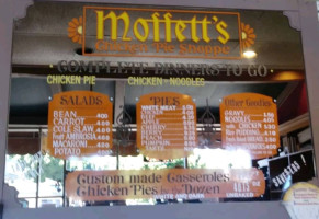 Moffett's Family Chicken Pie Shoppe menu