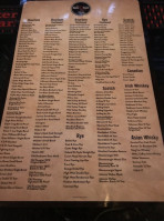 Bourbon Room (the) menu