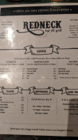 Redneck Grill menu