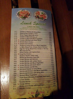 Canton House menu