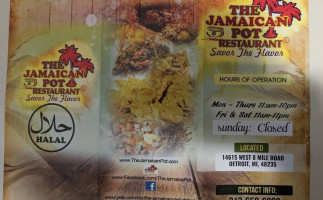 The Jamaican Pot menu