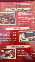 Sam's Crystal River Seafood menu