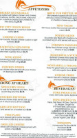 Foxhole Pub menu
