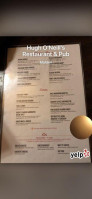 Hugh O'neill's Pub menu