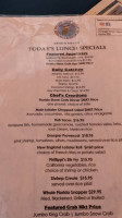 Phillippi Creek Village Restaurant Oyster Bar menu