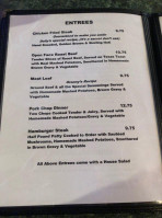 Hurricane Dolly's menu