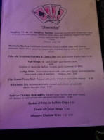 The Four Aces menu