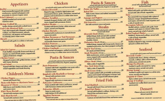 Riverside Steak And Seafood menu