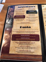 Sparta Steakhouse menu