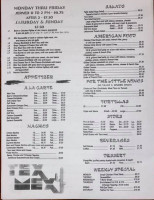 Nieto's Mexican menu