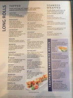 Trapper's Sushi Co. Puyallup menu