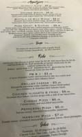 Eight Ball Cafe menu