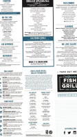 California Fish Grill menu