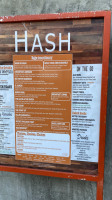 Hash menu