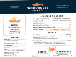 Woodhouse Fish Co menu