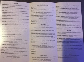 Bostons menu