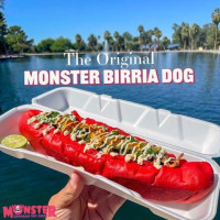 Monster Sonoran Hot Dogs food