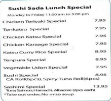 Ramen Saryo Hachi menu