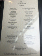 Orchid And Grill menu