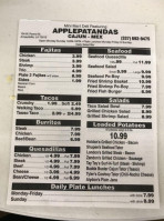 Apple Pa Tanda's menu